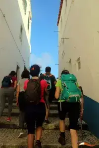 nazaré, caminhar, caminhada, praia norte, praia nazaré,