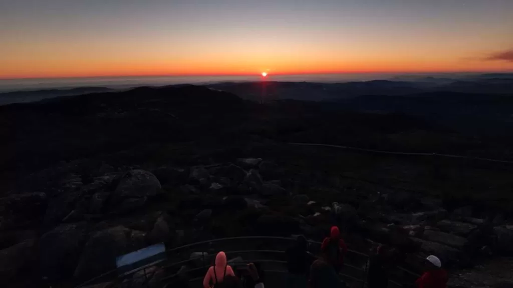 mizarela, por do sol,